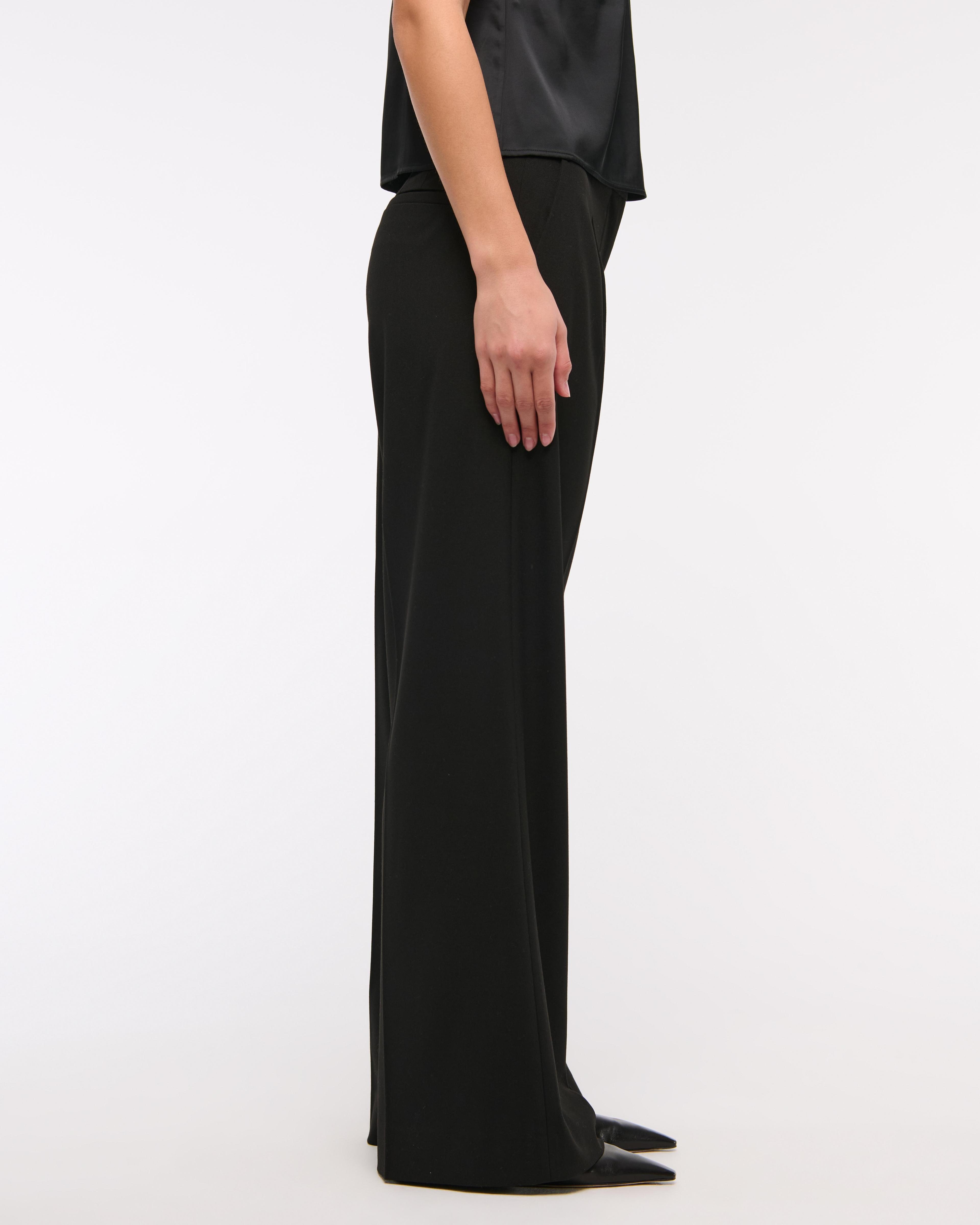 Mid Rise Tailored Wide Leg Pant Product Image