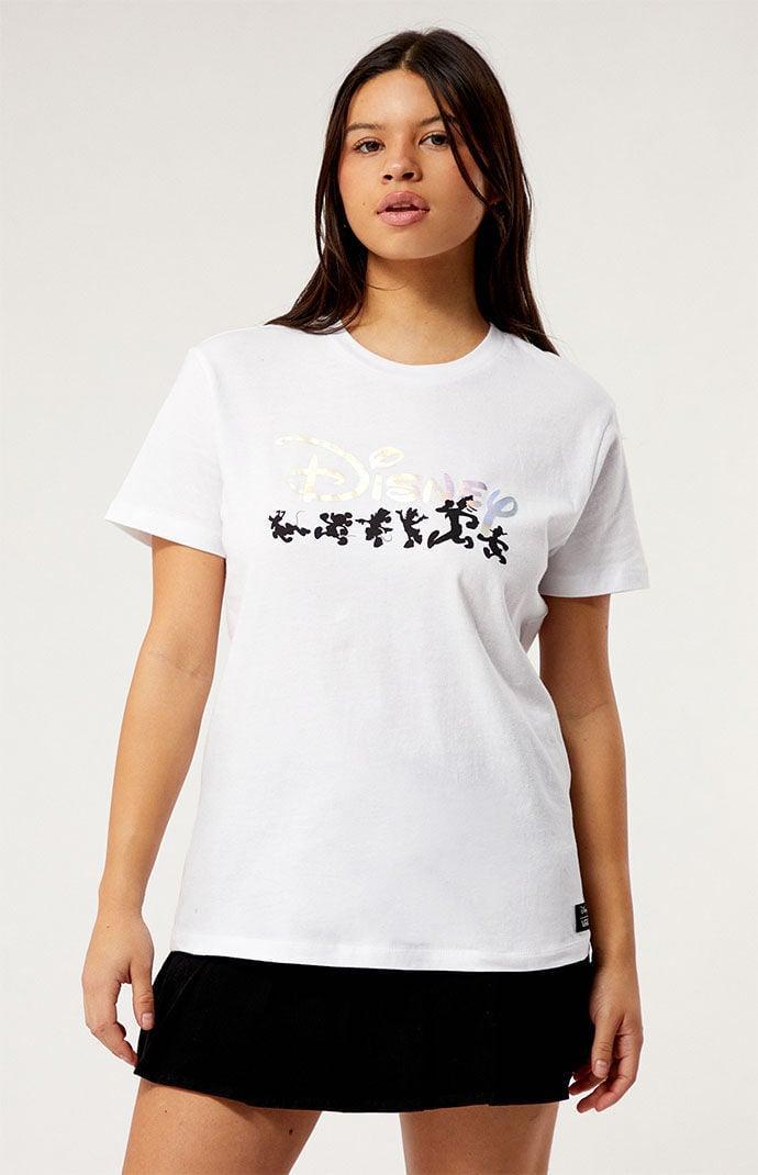 Vans Womens x Disney Club 100 Boyfriend T-Shirt - Whitemall Product Image