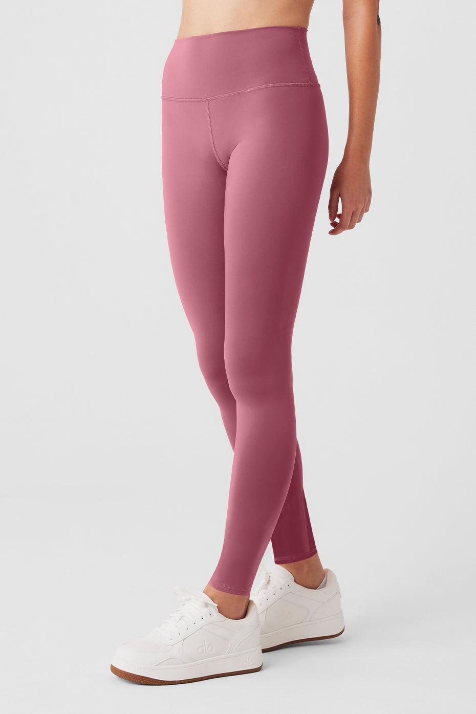 High-Waist Airlift Legging - Mars Clay Female Product Image