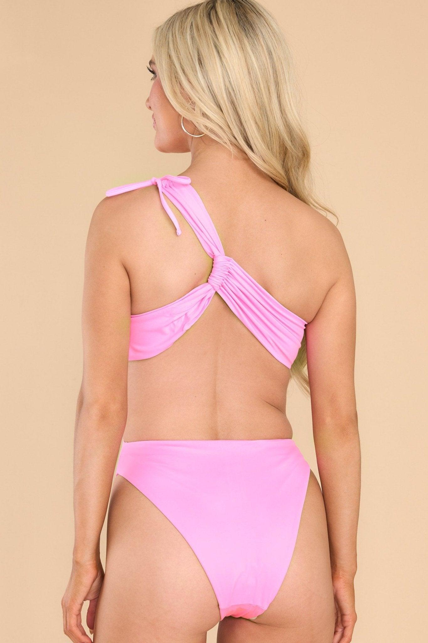 Bloom Pink One Piece Swimsuit Swimwear Product Image