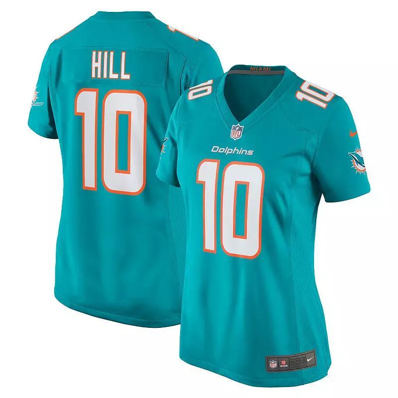 Womens Nike Tyreek Hill Aqua Miami Dolphins Player Jersey Turquoise A Product Image