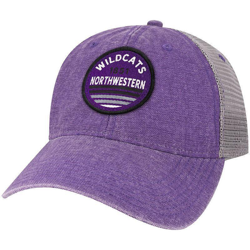 Mens Northwestern Wildcats Sunset Dashboard Trucker Snapback Hat Product Image