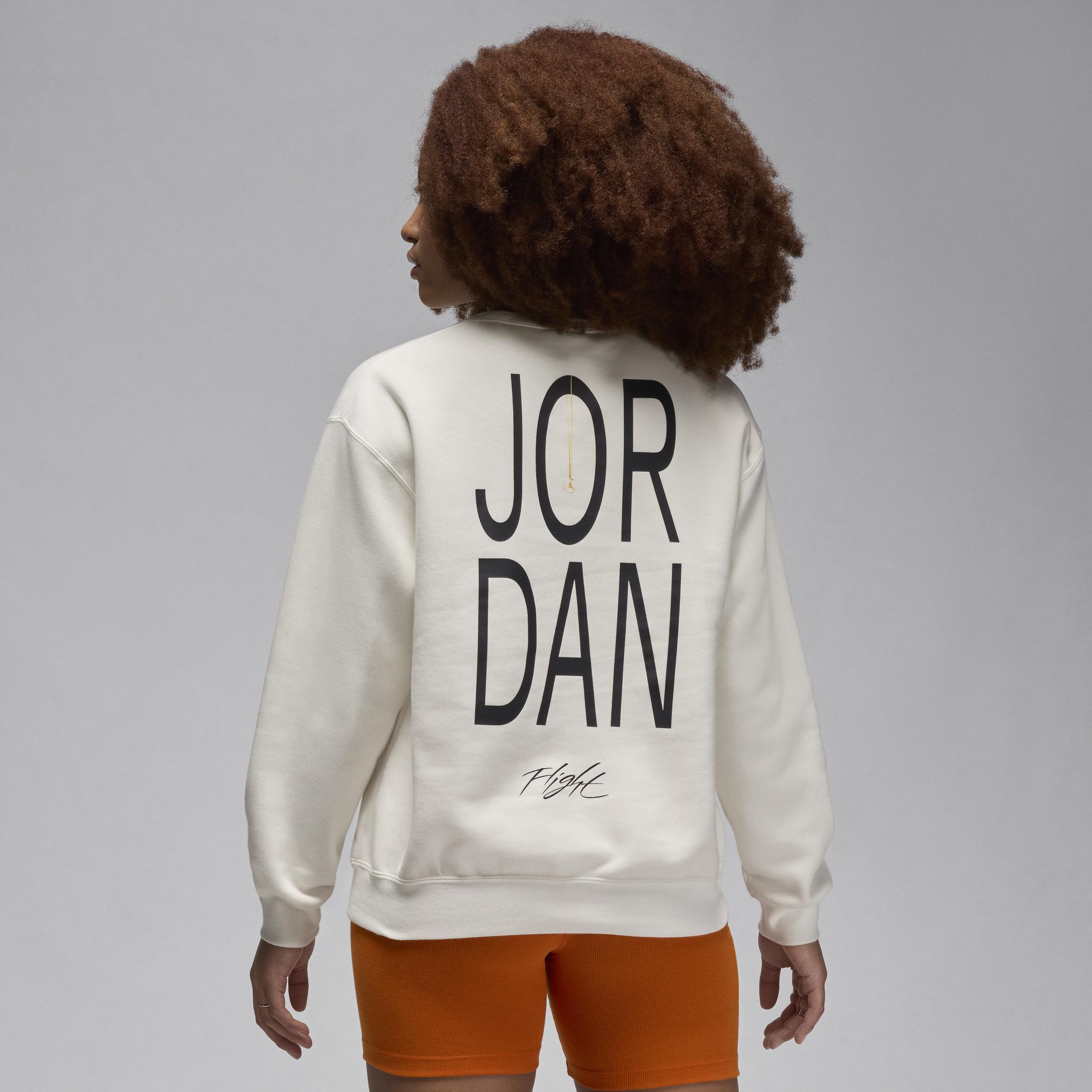 Jordan Artist Series by Darien Birks Women's Fleece Crew-Neck Sweatshirt Product Image