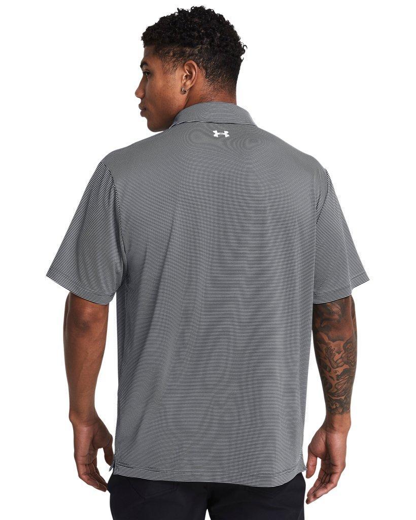 Men's UA Tee To Green Collegiate Bridge Stripe Polo Product Image