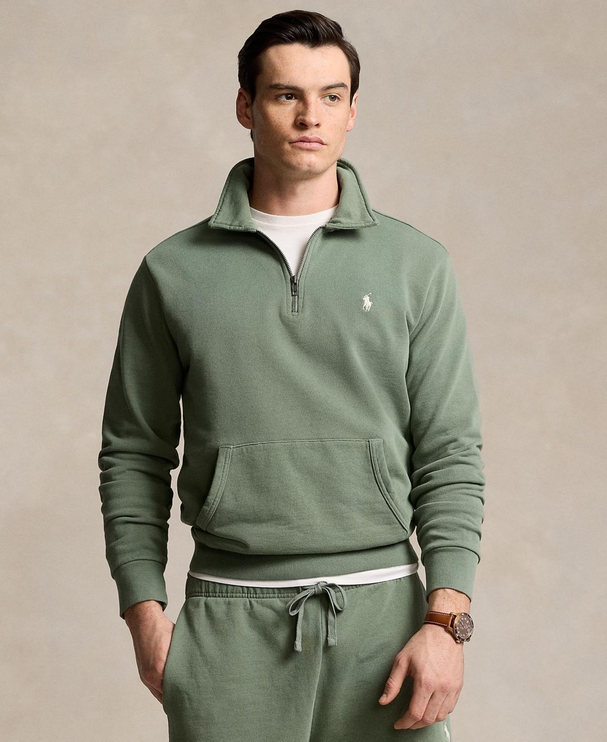 Polo Ralph Lauren Mens Loopback Fleece Quarter-Zip Sweatshirt Product Image