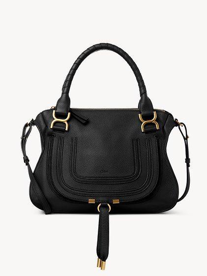 Marcie bag in grained leather Product Image