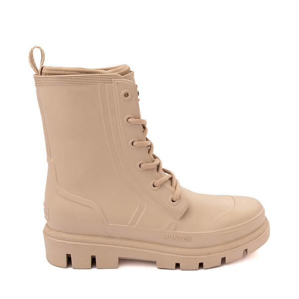 Womens Hunter Diana Lace-Up Rain Boot - Medium Natural Product Image