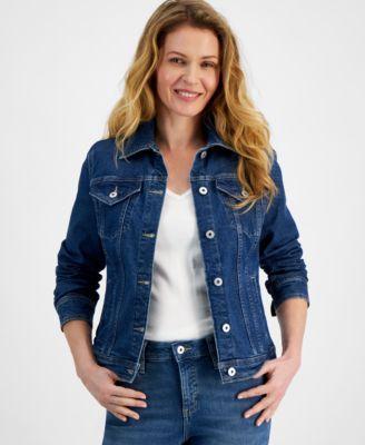 Style & Co Womens Classic Denim Jacket, Created for Macys product image