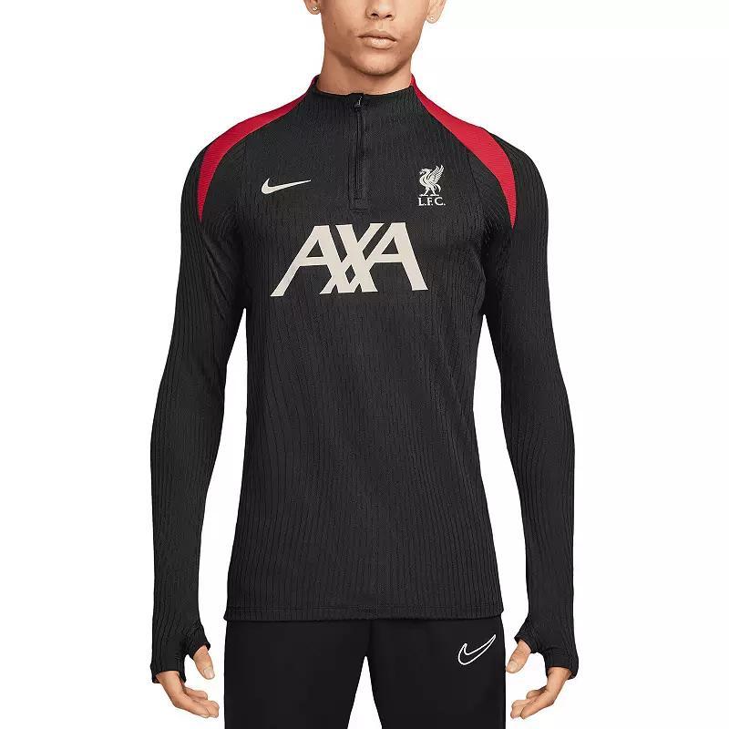 Mens Nike Black Liverpool 2024/25 Advance Strike Drill Performance Quarter-Zip Top Product Image