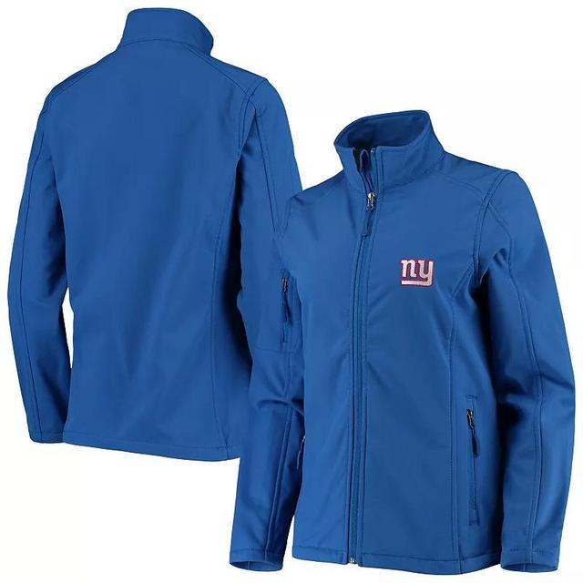 Womens Royal New York Giants Full-Zip Sonoma Softshell Jacket Product Image