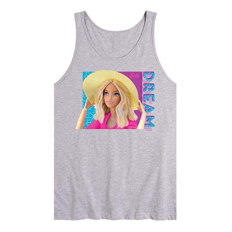 Mens Barbie Dream Summer Tank Top Med Grey Product Image