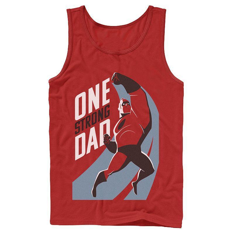 Mens Disney / Pixar Incredibles 2 One Strong Dad Tank Top Product Image