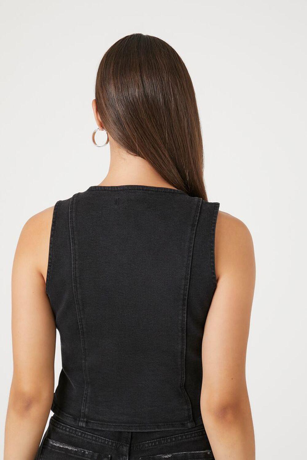 Sleeveless Button-Front Crop Top | Forever 21 Product Image