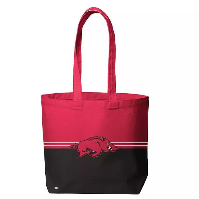 Womens Arkansas Razorbacks Half Block Daily Grind Tote - Pink Product Image