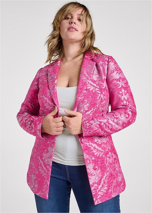 Jacquard Paisley Blazer Product Image