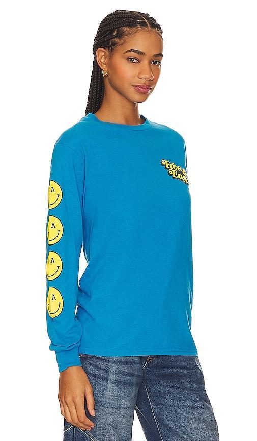 Free & Easy Be Happy Long Sleeve Tee Size M. Product Image