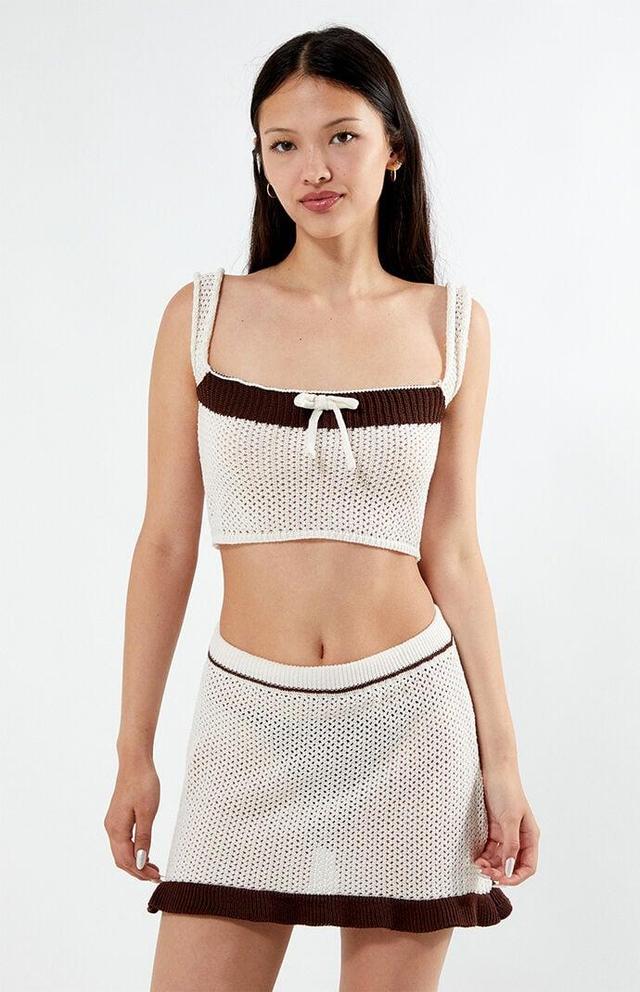 Daisy Street Women's Crochet Crop Top Product Image