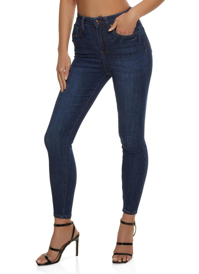 Womens WAX Whiskered Skinny Ankle Jeans Product Image