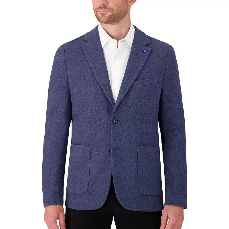 Mens Report Collection Modern-Fit Knit Sport Coat Grey Honeycomb Product Image