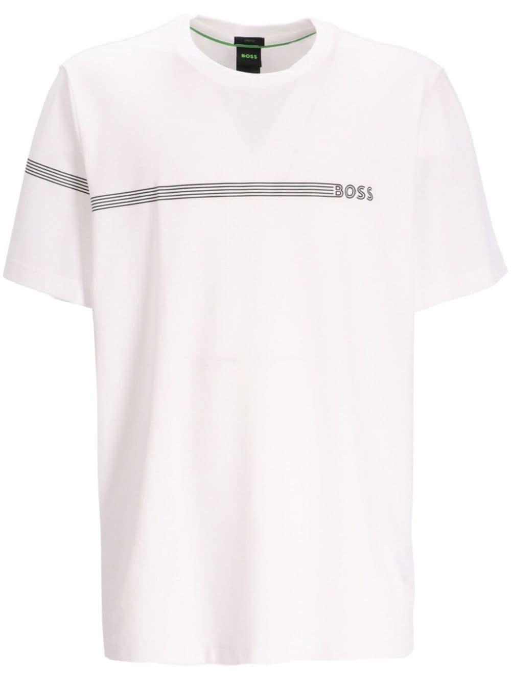 Logo-print T-shirt In White Product Image