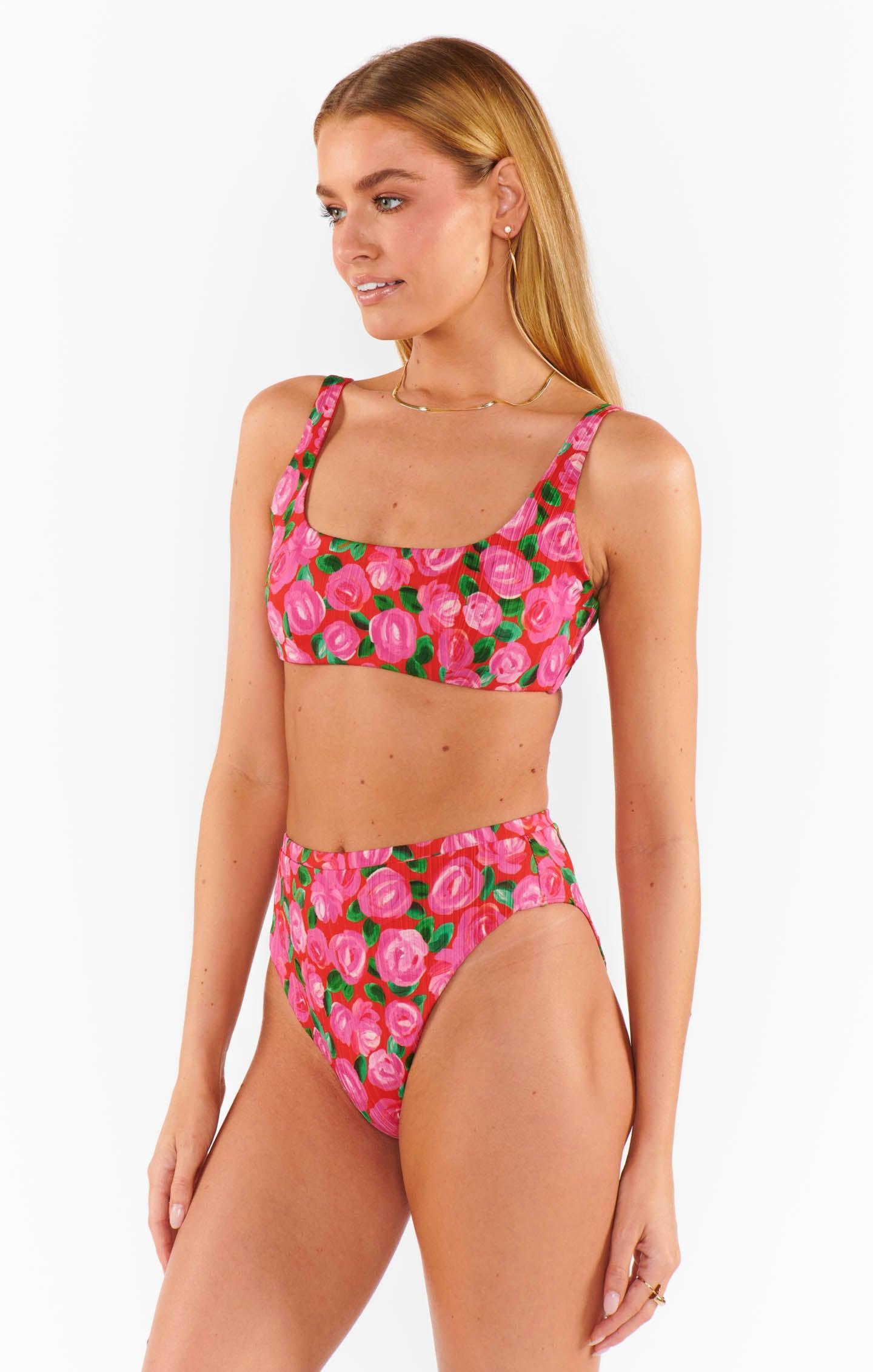 Sanibel Top ~ Rosie Blooms Micro Rib Product Image