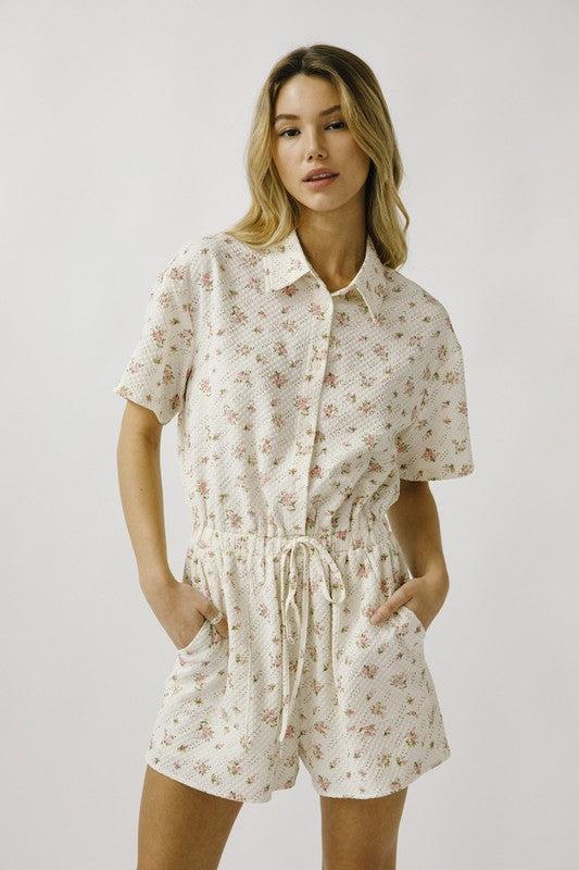 Tiny Floral Bouquet Romper Product Image