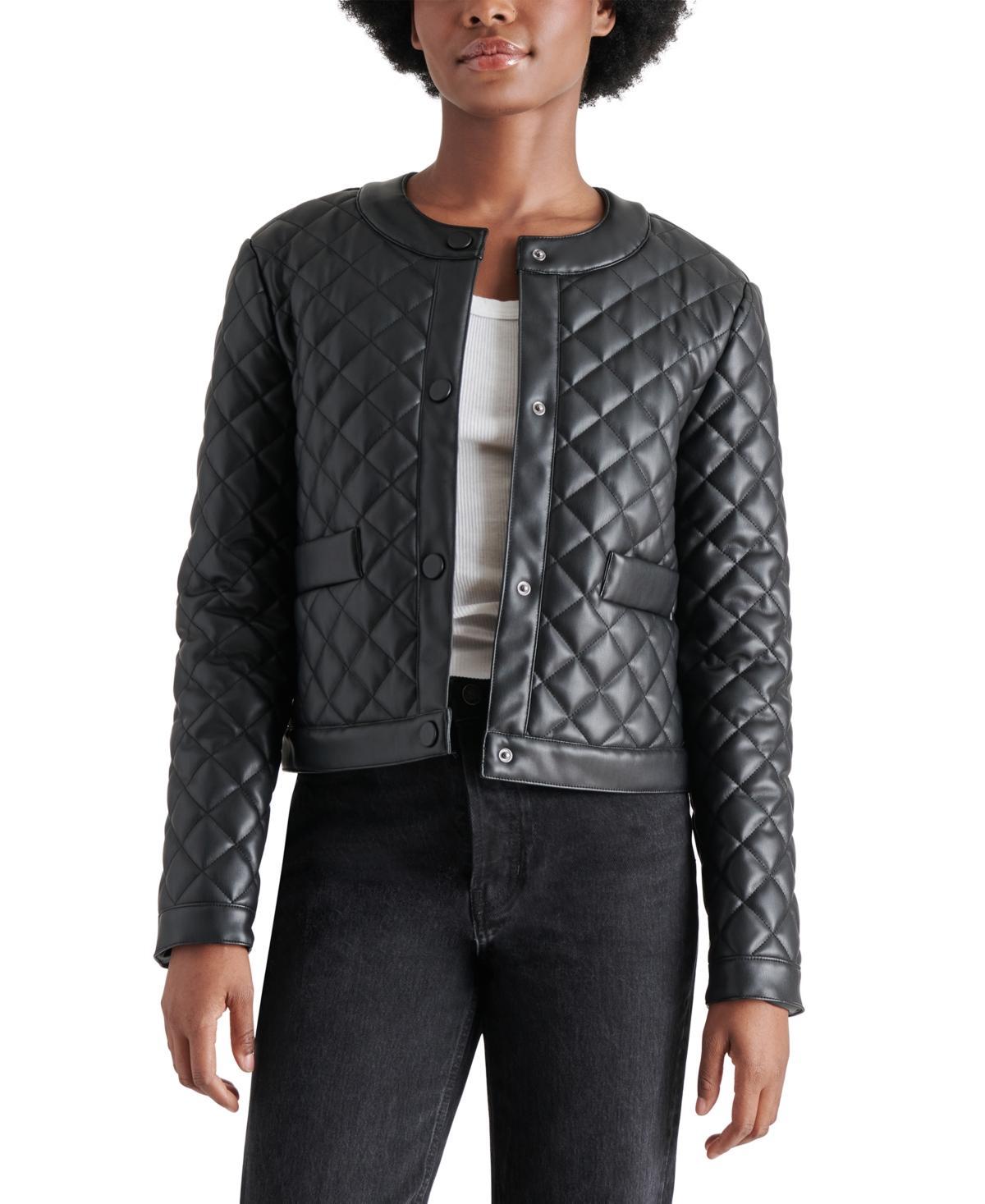 Women's Martine Faux-Leather Long-Sleeve Jacket Product Image