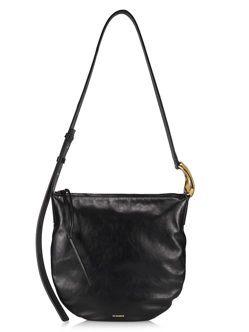 Womens Small Moon Leather Shoulder Bag Product Image