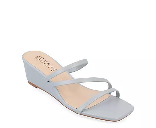 Journee Collection Womens Takarah Wedge Slip On Sandal Product Image