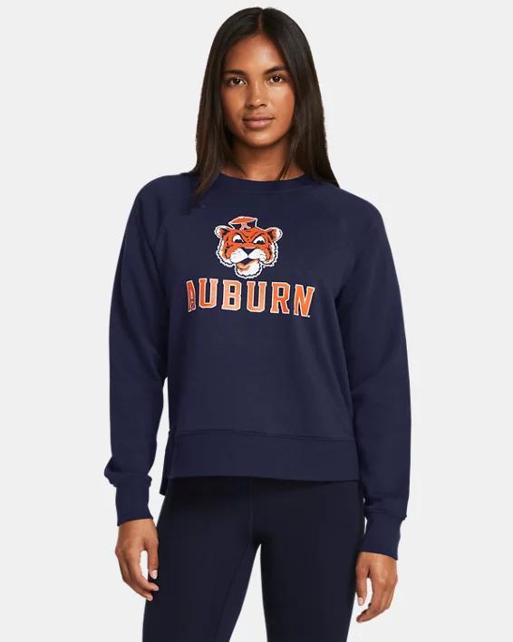 Womens UA Rival Fleece Collegiate Crew Product Image