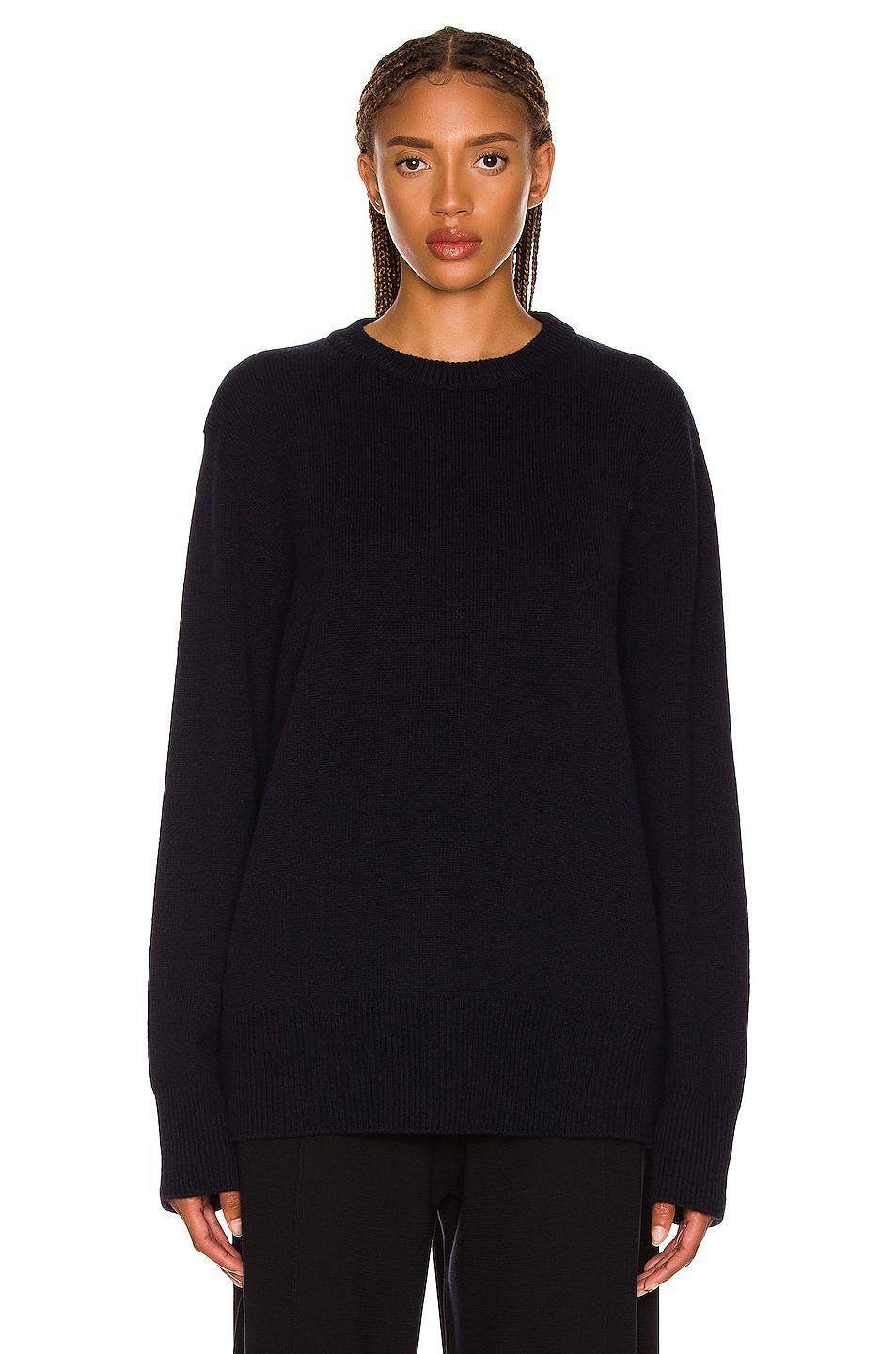 The Row - Women's Sibem Wool-Cashmere Sweater - Navy - S - Moda Operandi Product Image