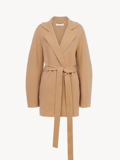 Short belted coat Product Image