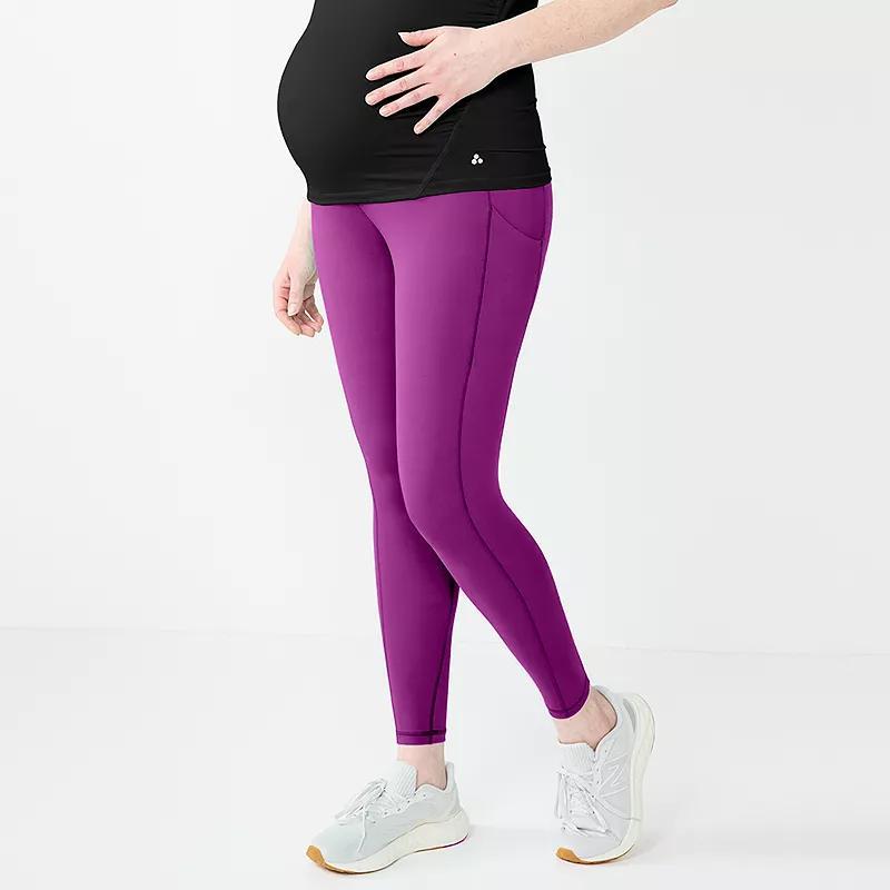 Maternity Tek Gear Ultrastretch 7/8 Leggings, Womens Product Image