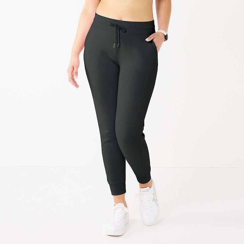 Petite Tek Gear Ultrasoft Fleece Joggers, Womens Product Image