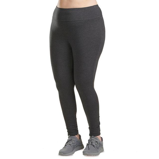 Plus Size Spalding High-Waisted Leggings, Womens Grey Product Image