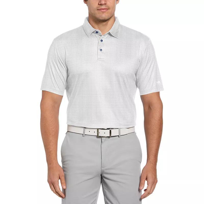 Mens Grand Slam Printed Plaid Short Sleeve Golf Polo Product Image