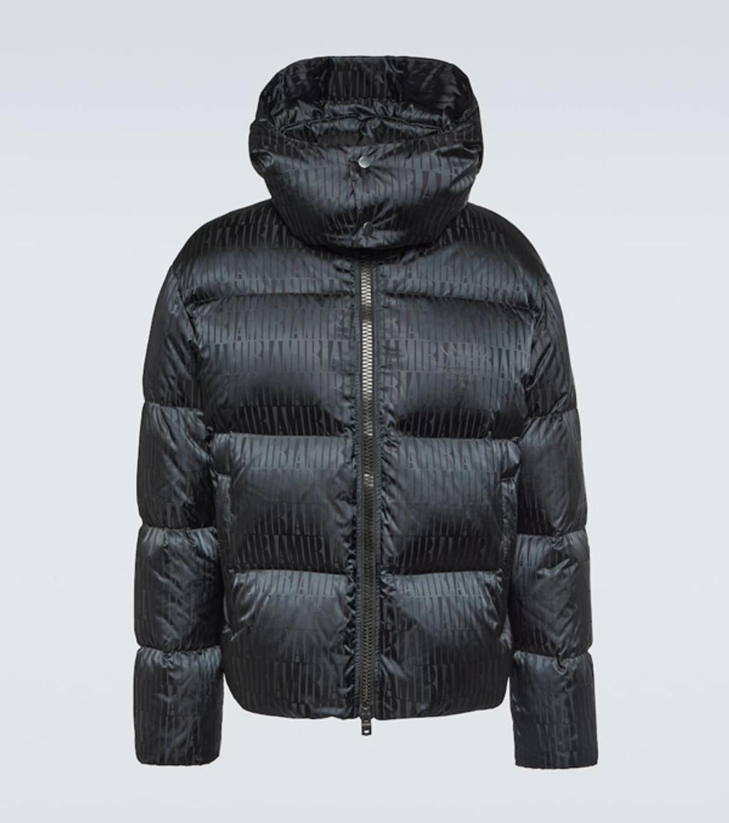 AMIRI Jacquard Down Jacket In Black Product Image