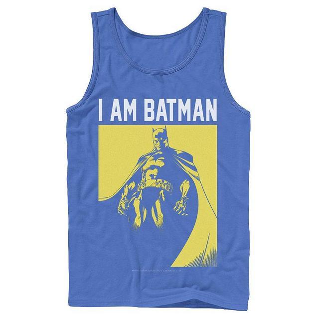 Mens I Am Batman Portrait Tank Top Product Image