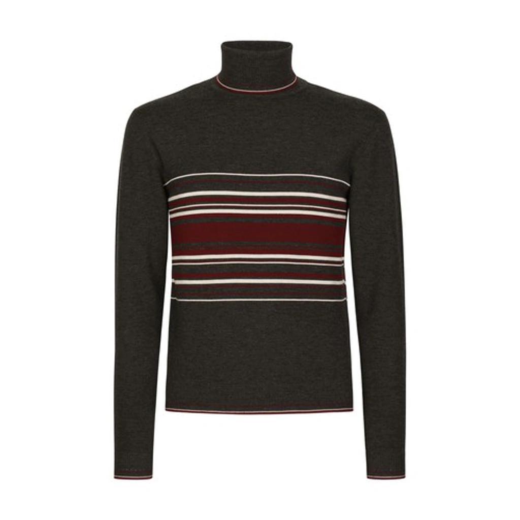 Wool Turtle-neck Sweater In Combined_colour Product Image