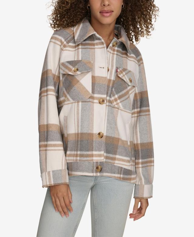 Levis Womens Wool Blend Shirt Jacket Product Image