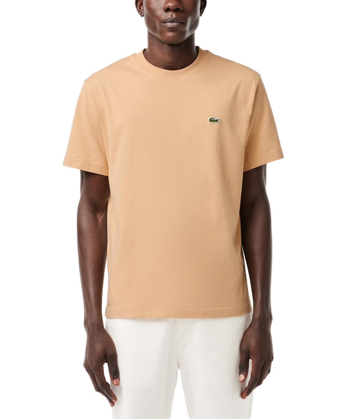 Lacoste Mens Classic Fit Short Sleeve Crewneck Logo T-Shirt Product Image