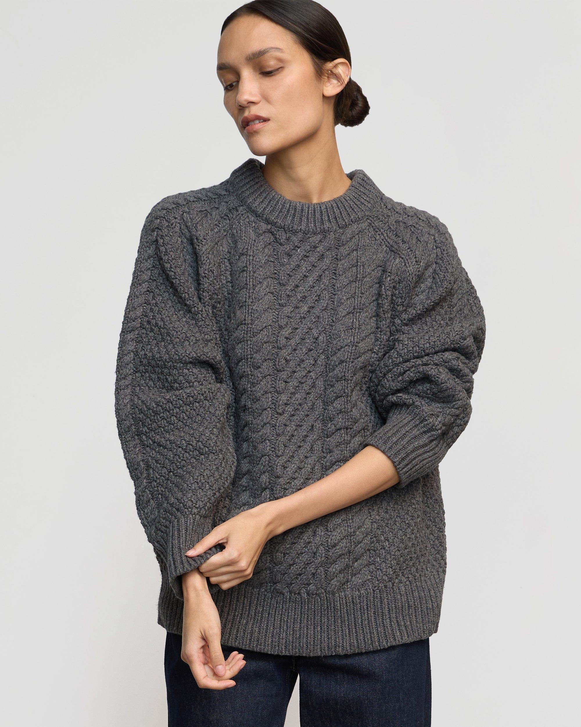 Brady Chunky Cable Knit Sweater Product Image