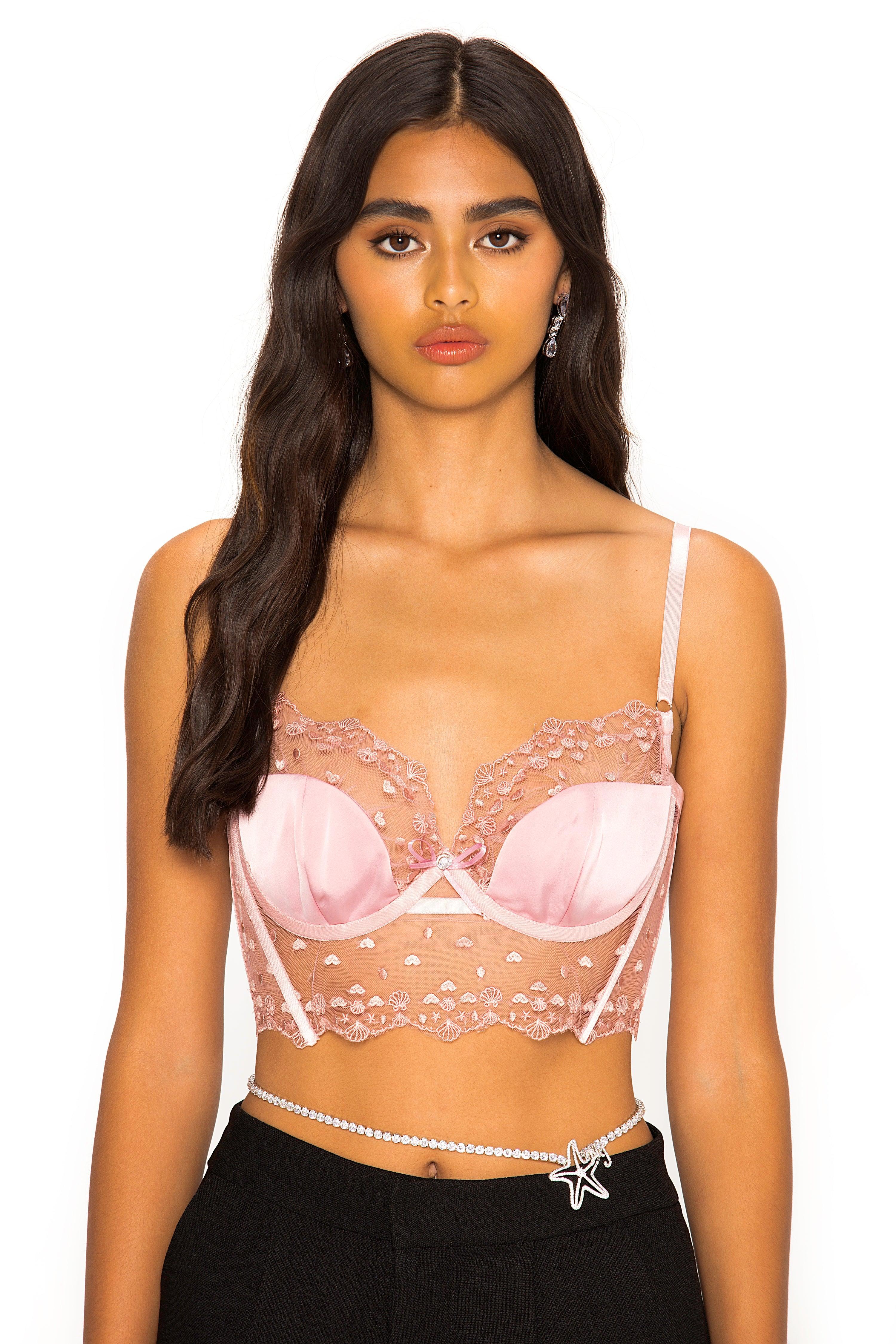 Kira Corset Top (Pink) Product Image