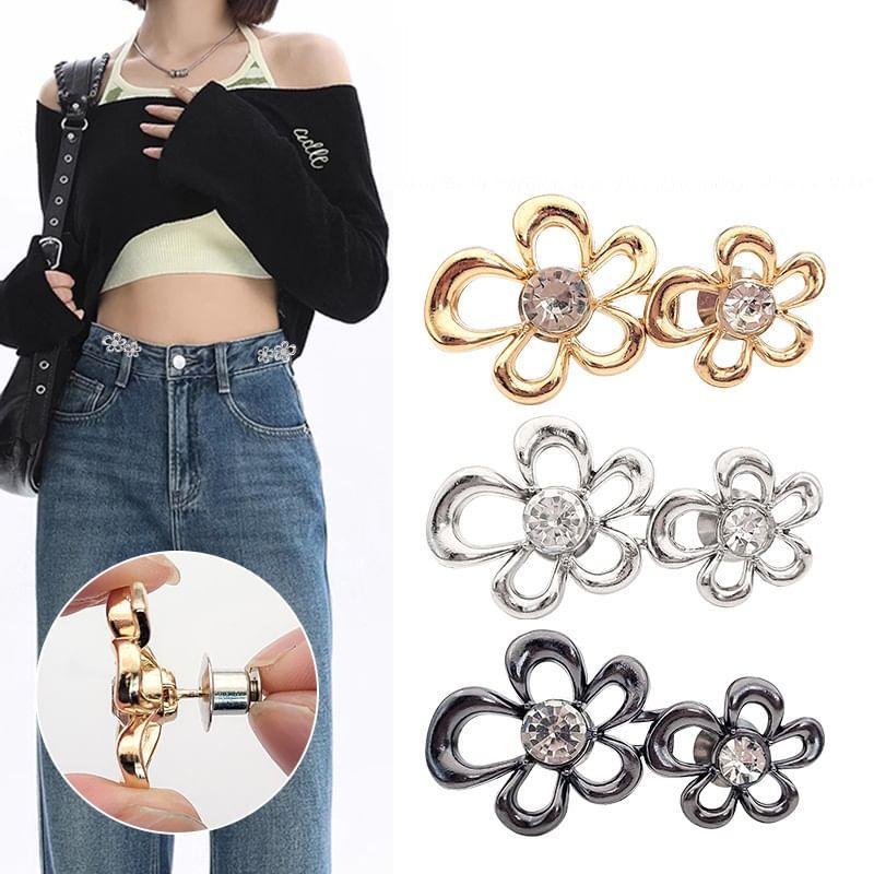 Flower Rhinestone Waist Adjuster Product Image