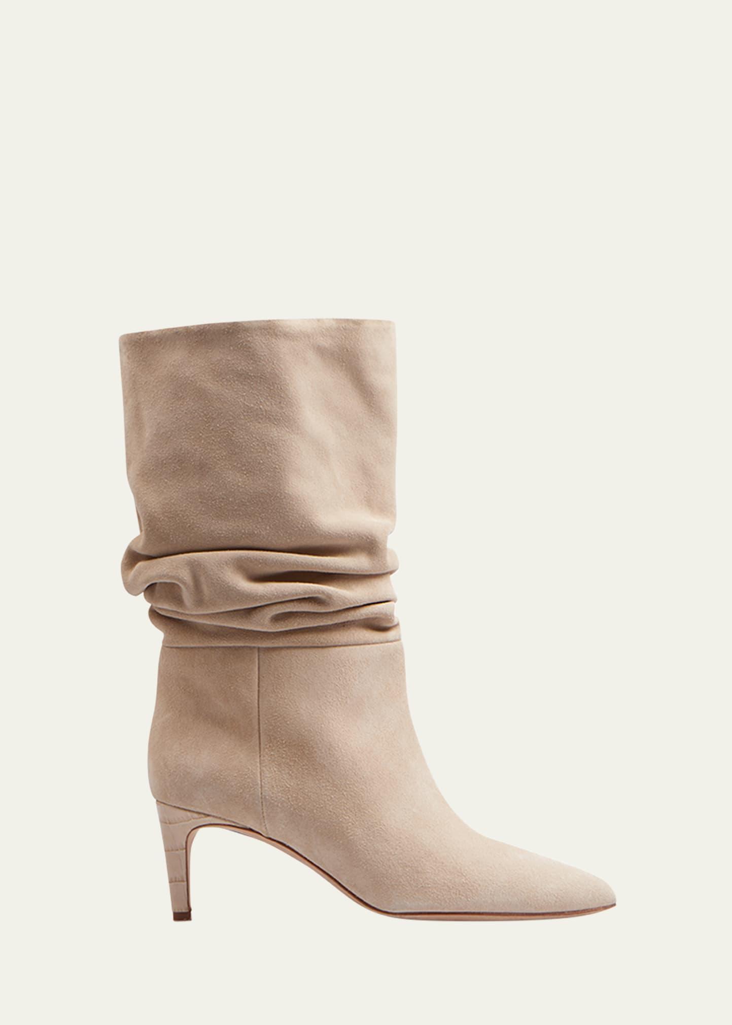 Womens Slouchy Suede Boots Product Image