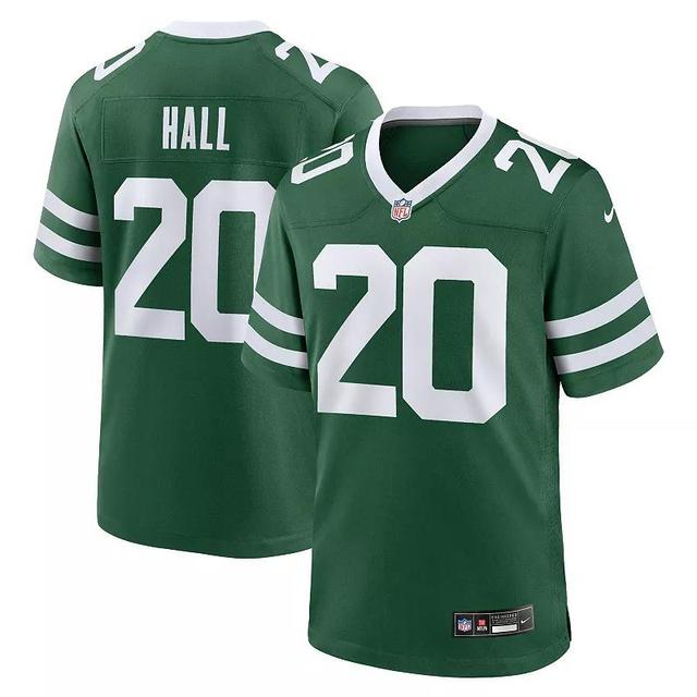 Nike Mens Breece Hall Legacy New York Jets Game Jersey - White Product Image