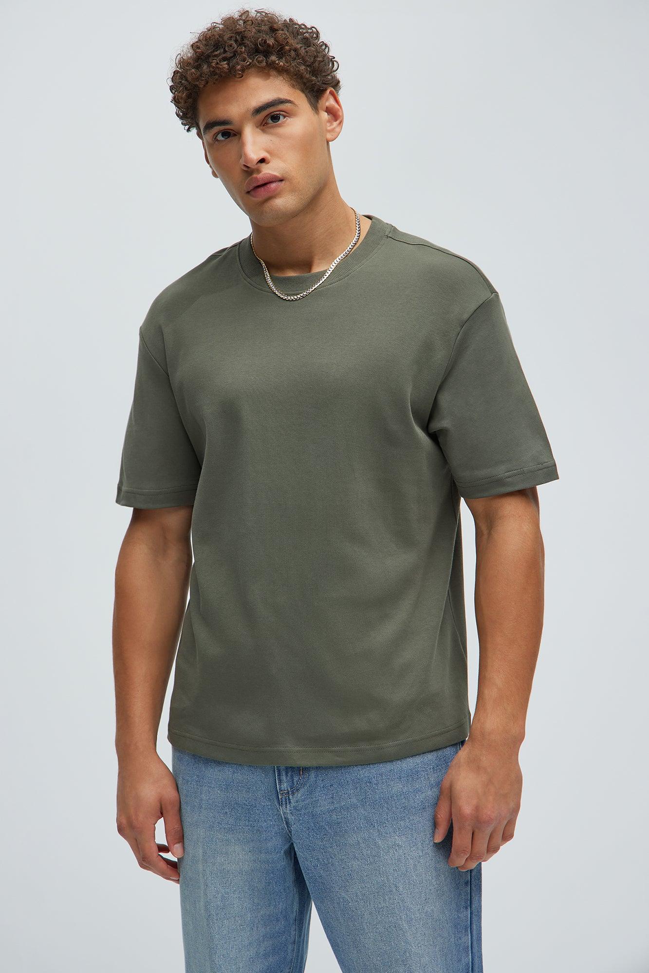 Davison Premium Short Sleeve Tee - Olive Product Image