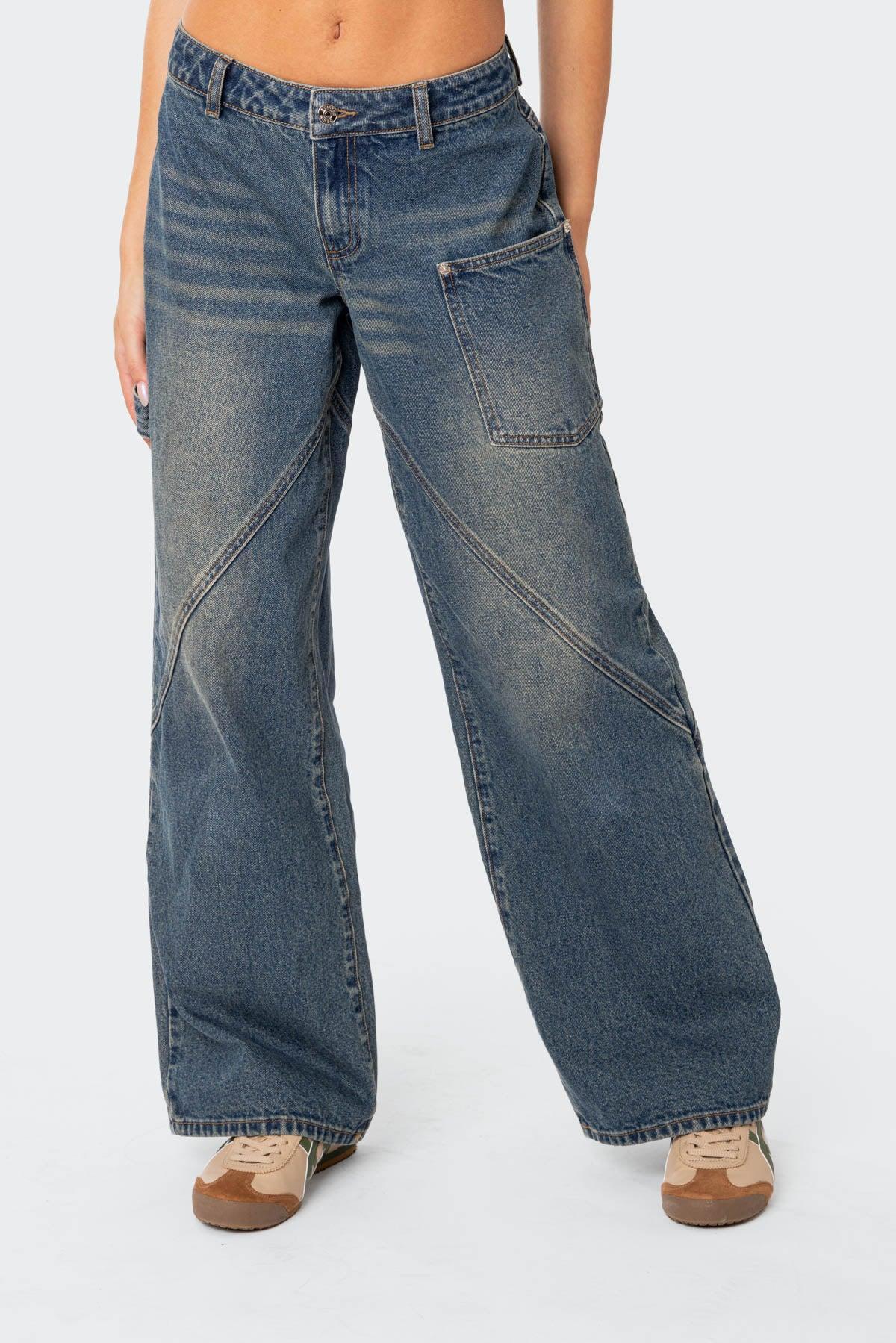 Serena Low Rise Carpenter Jeans Product Image