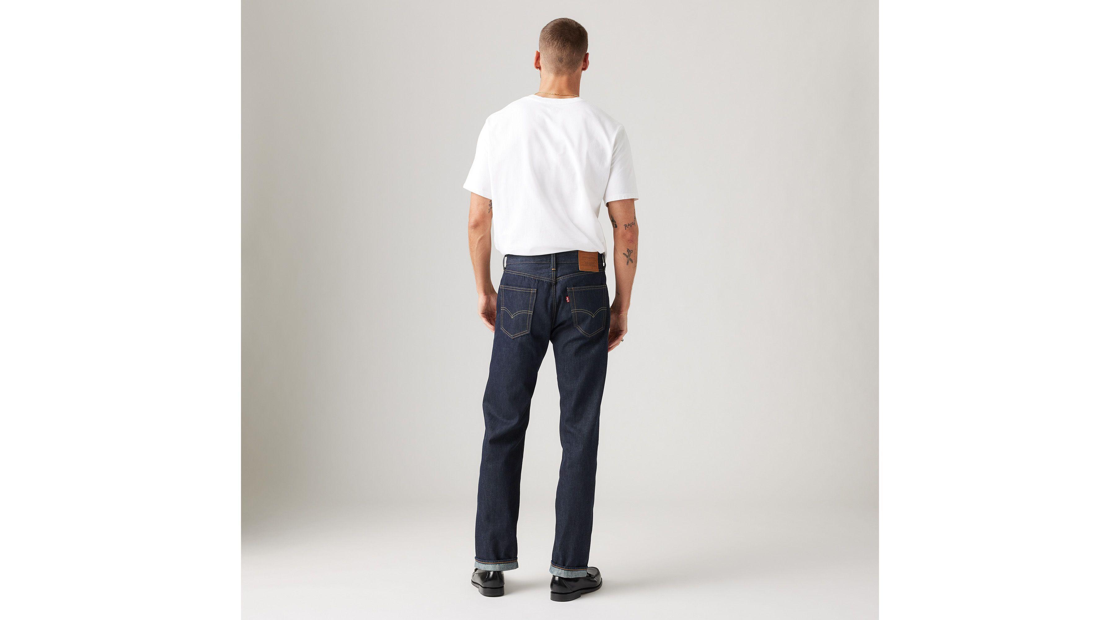 505™ Regular Fit Selvedge Men's Jeans Product Image