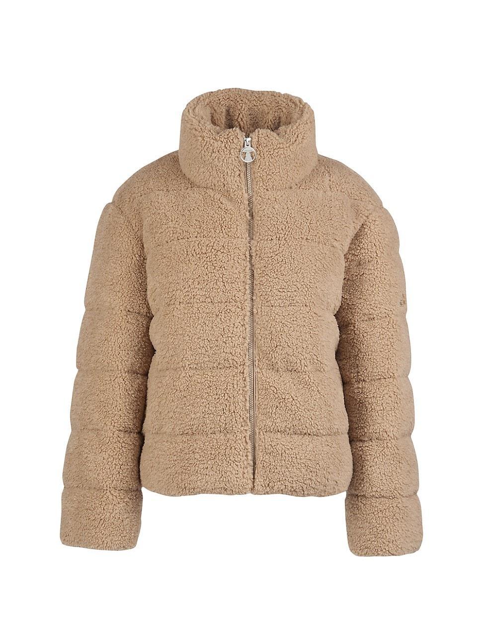 Womens Lichen Sherpa Puffer Jacket Product Image